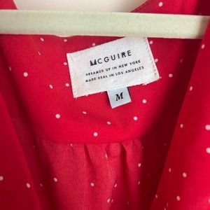 Wrap midi McGuire dress from Anthologie